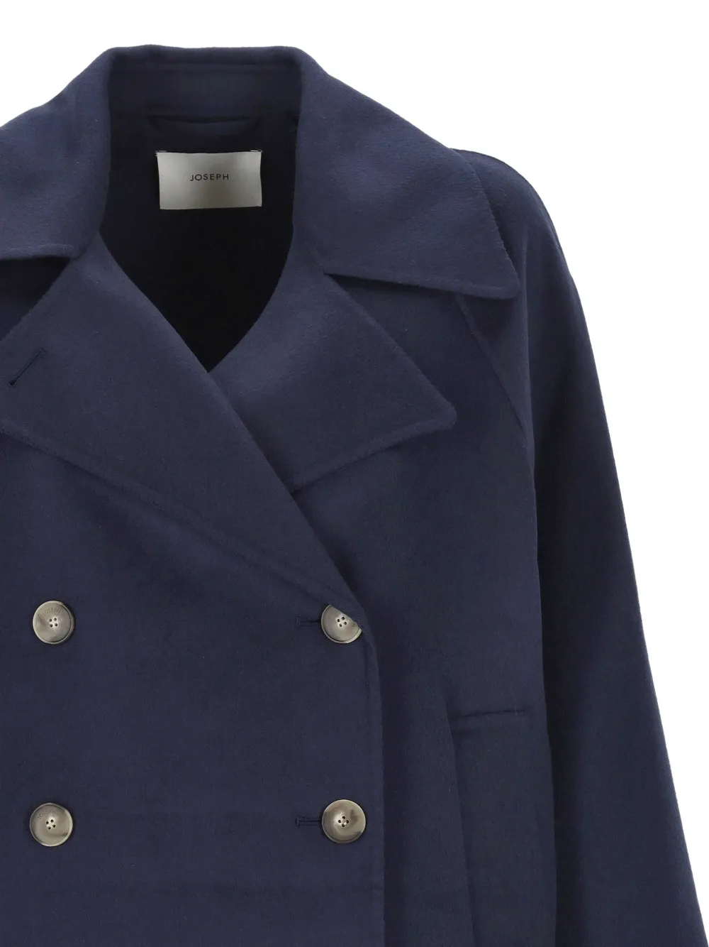 JOSEPH Apollo double-breasted short coat Blauw