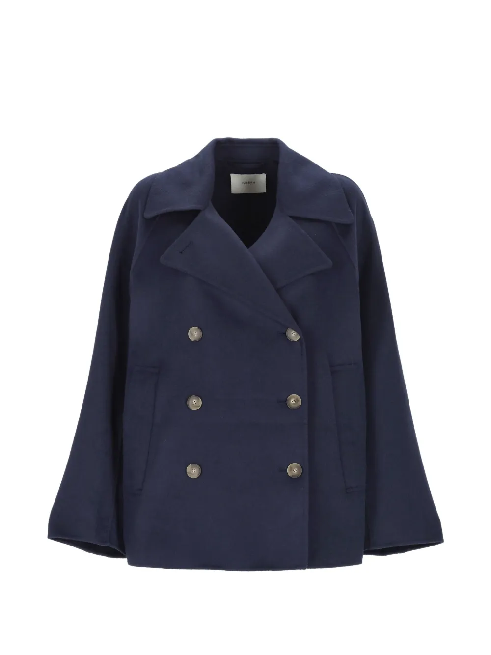 JOSEPH Apollo double-breasted short coat Blauw