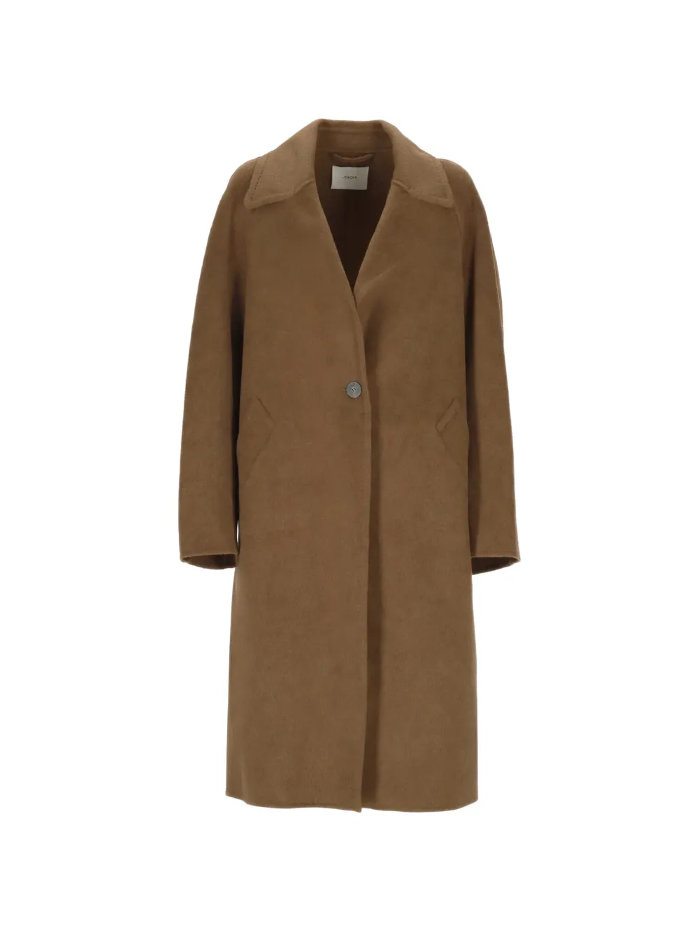 JOSEPH Franco single-breasted notched-lapel coat Bruin