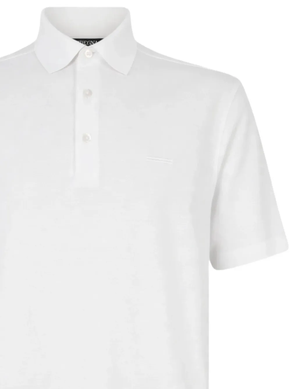 Zegna Poloshirt met korte mouwen Wit
