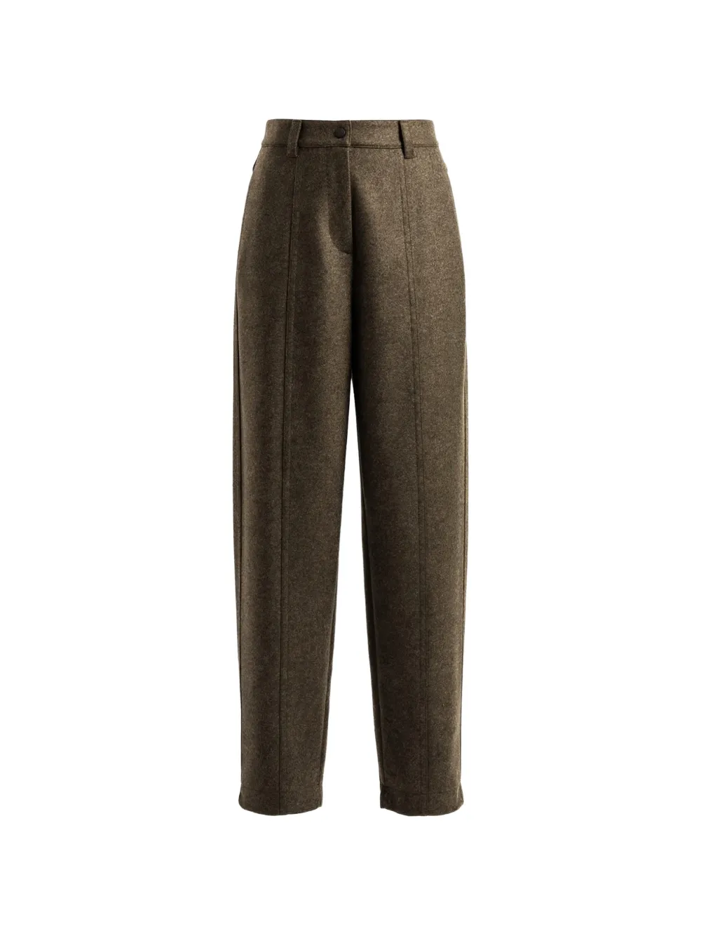 Moncler Grenoble seam-detail wool trousers Bruin