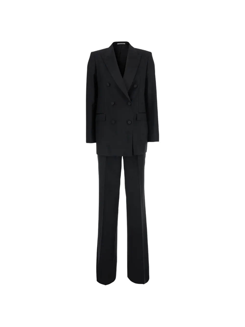 Tagliatore double-breasted wool suit - Nero