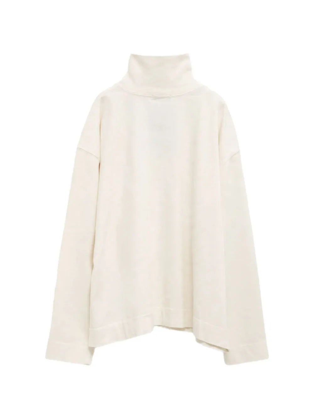 Willy Chavarria high-neck sweater Beige