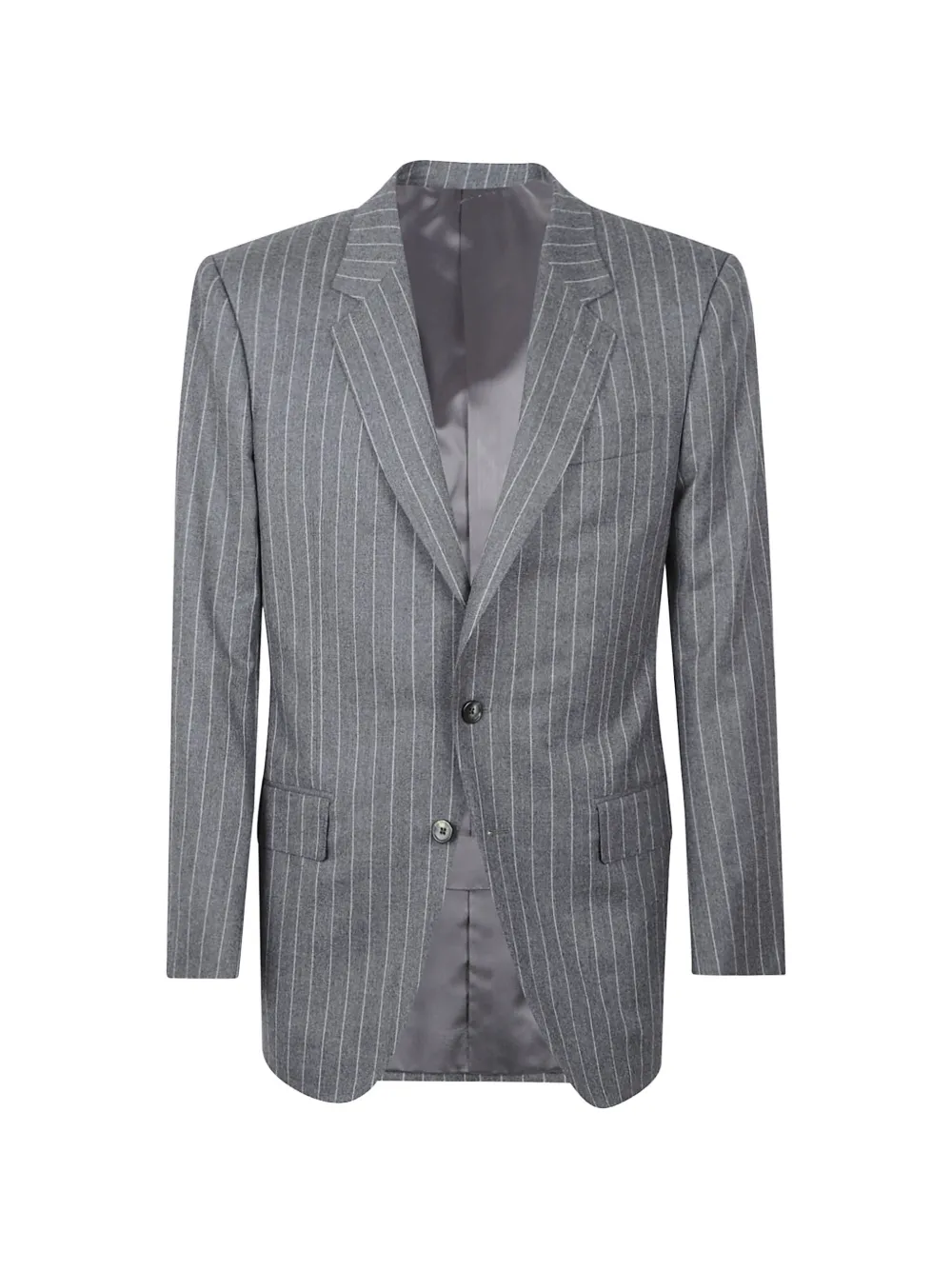 TOM FORD pinstripe twill flannel colbert jacket - Grigio