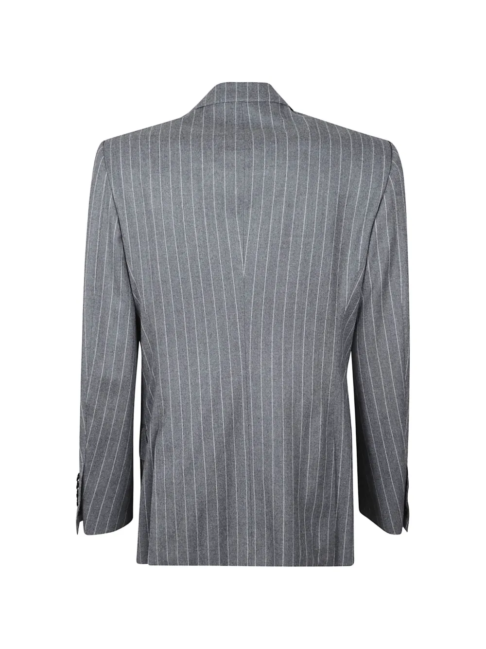 TOM FORD pinstripe twill flannel colbert jacket Grijs