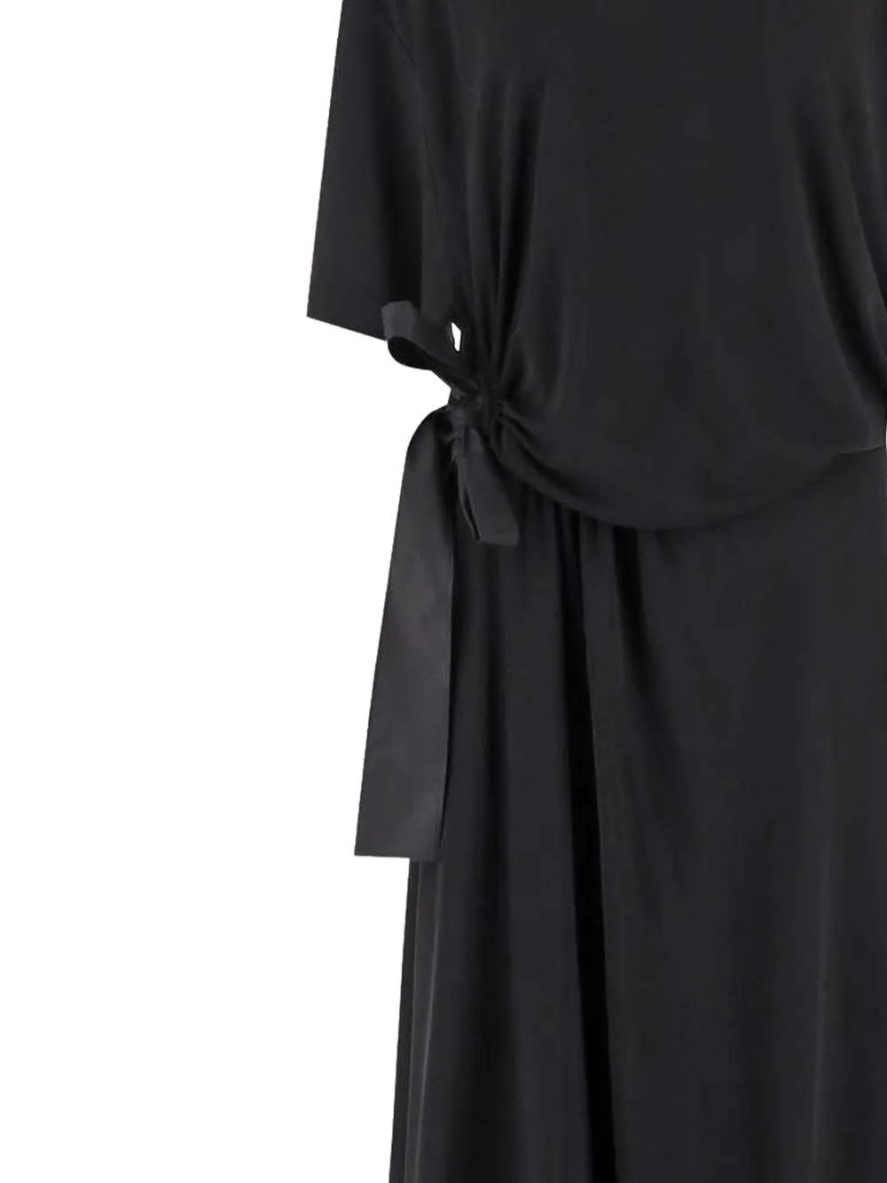 Balenciaga draped T-shirt dress Zwart