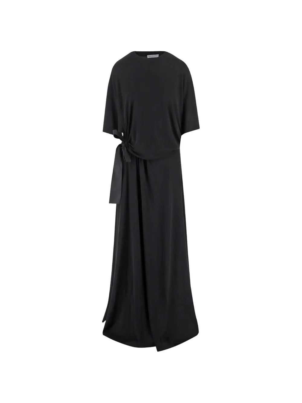 Balenciaga draped T-shirt dress Zwart