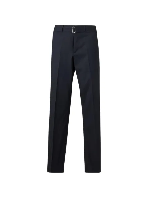 Lardini belted pressed-crease trousers
