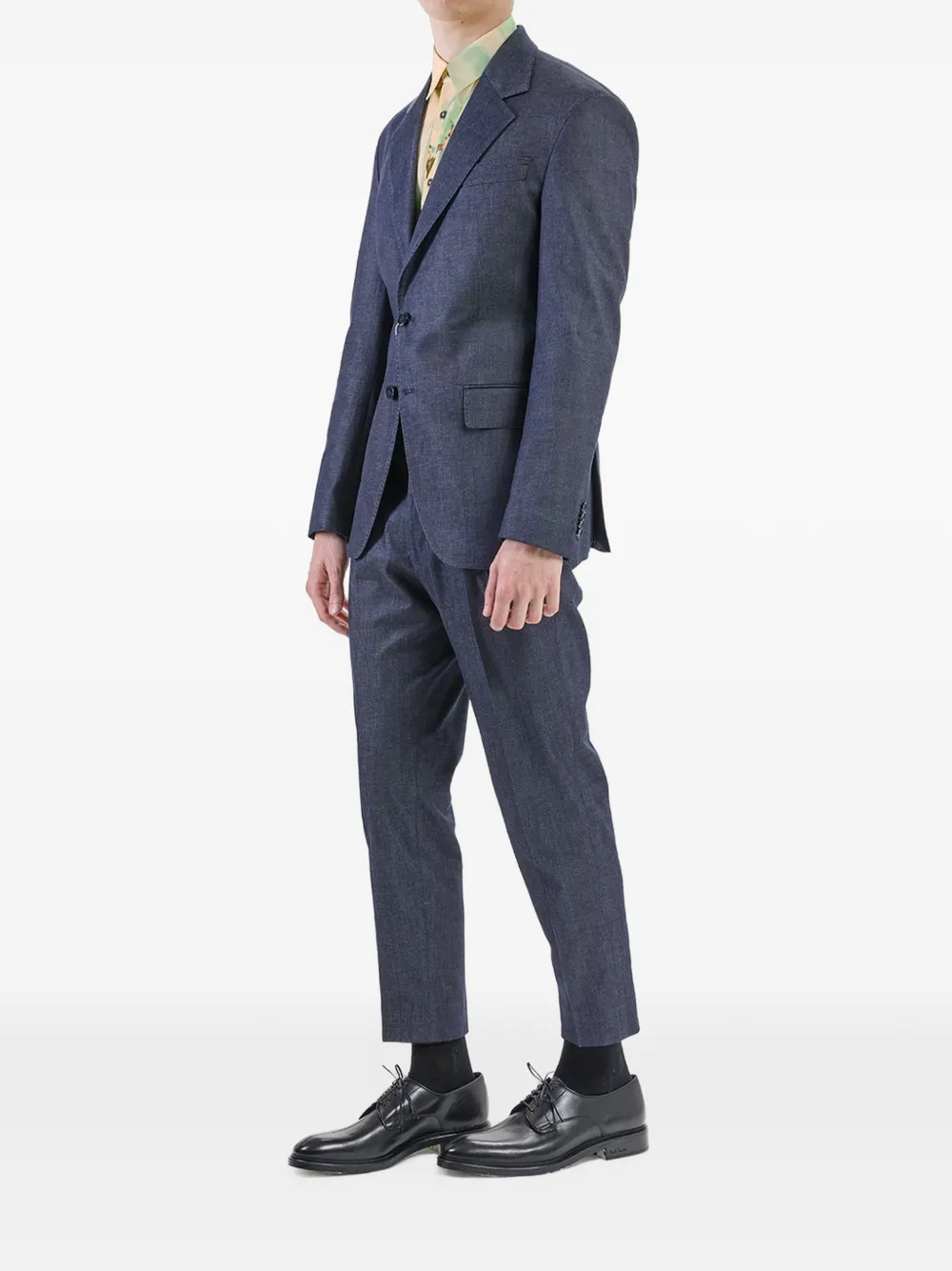 Karl Lagerfeld single-breasted denim jacket Blauw