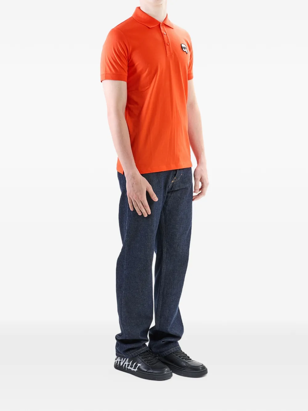 Karl Lagerfeld Karl NFT polo shirt Oranje