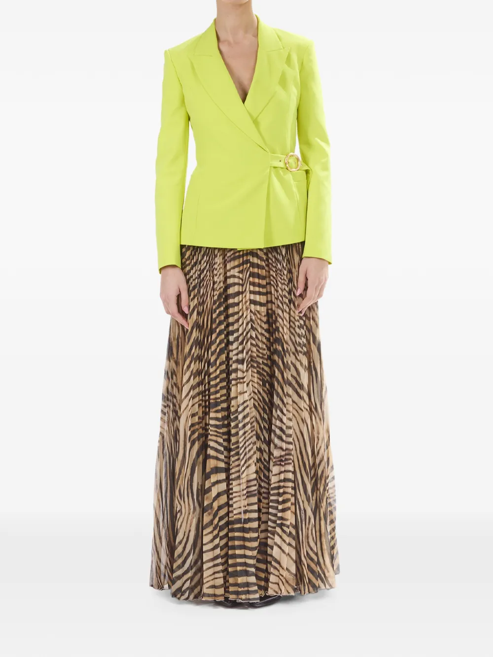 Just Cavalli Blazer met gespsluiting Groen