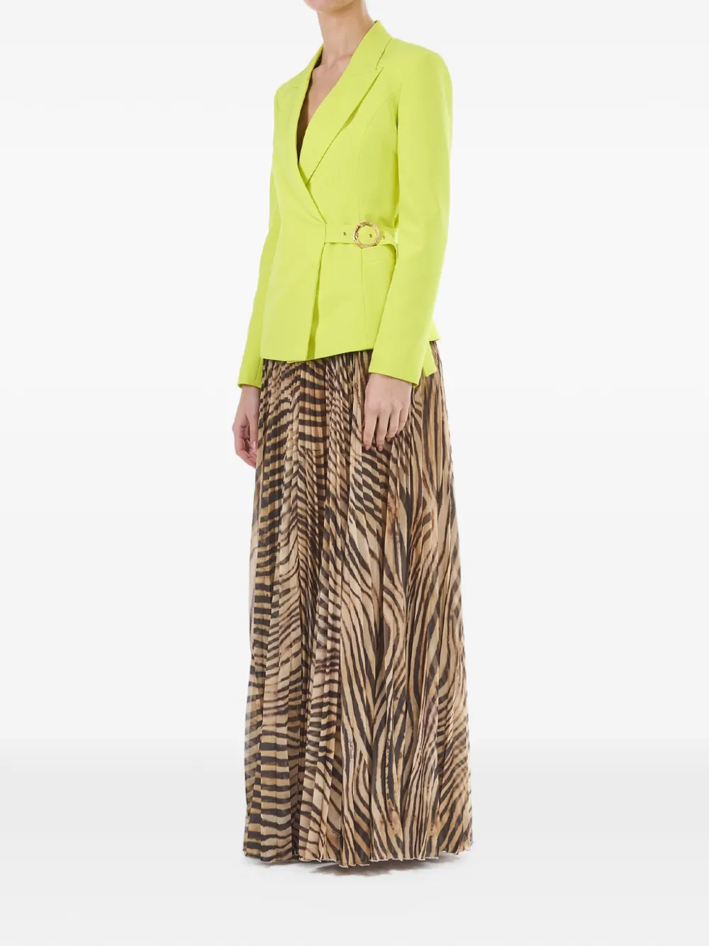Just Cavalli Blazer met gespsluiting Groen