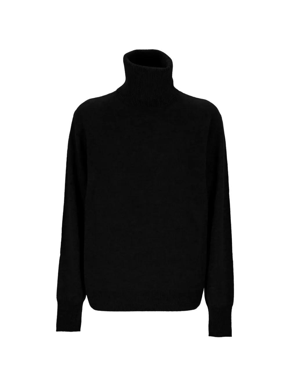 EMMA E GAIA roll-neck knitted sweater - Nero