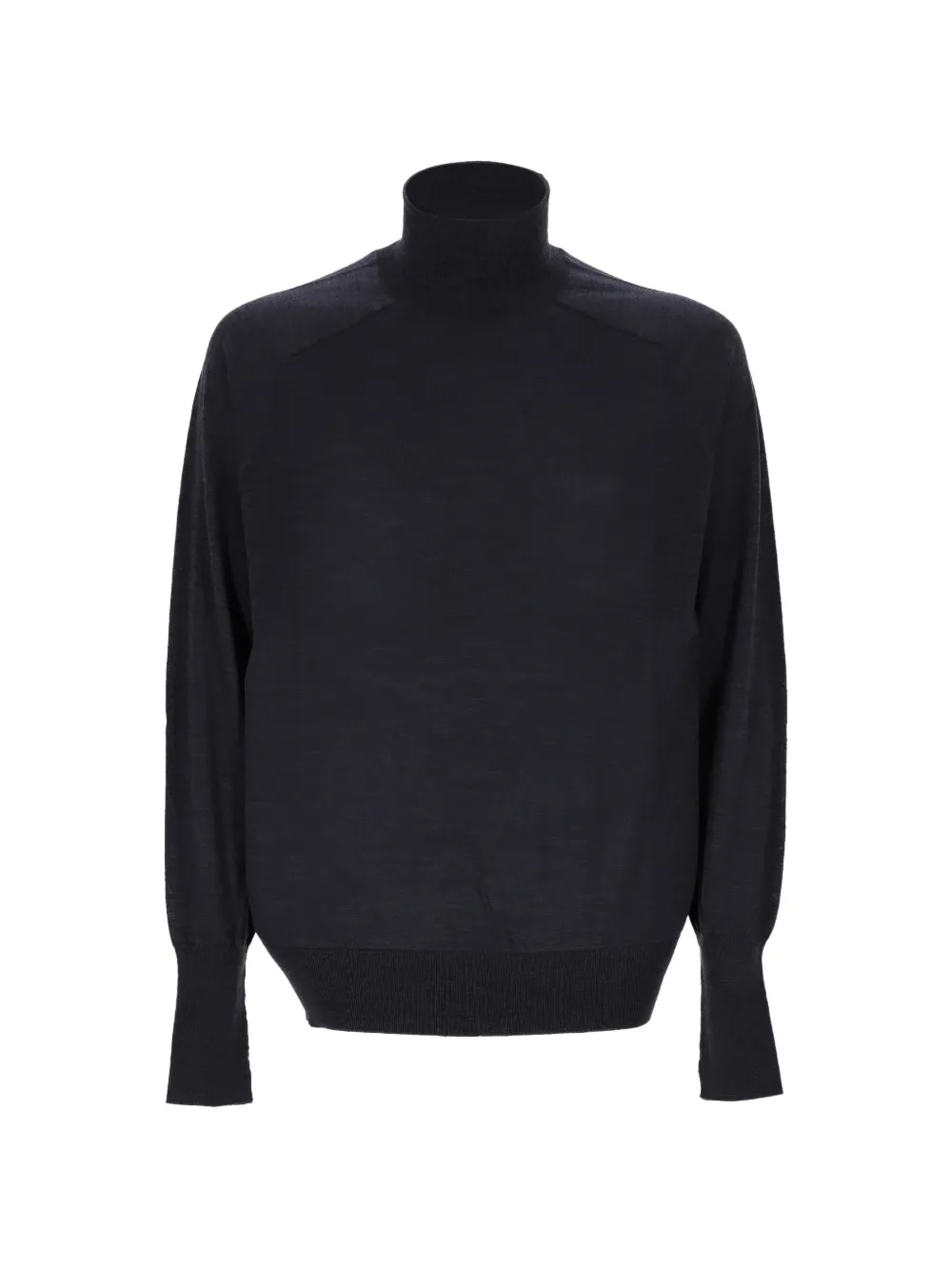 OLIVER LATTUGHI roll-neck raglan-sleeve sweater - Grigio