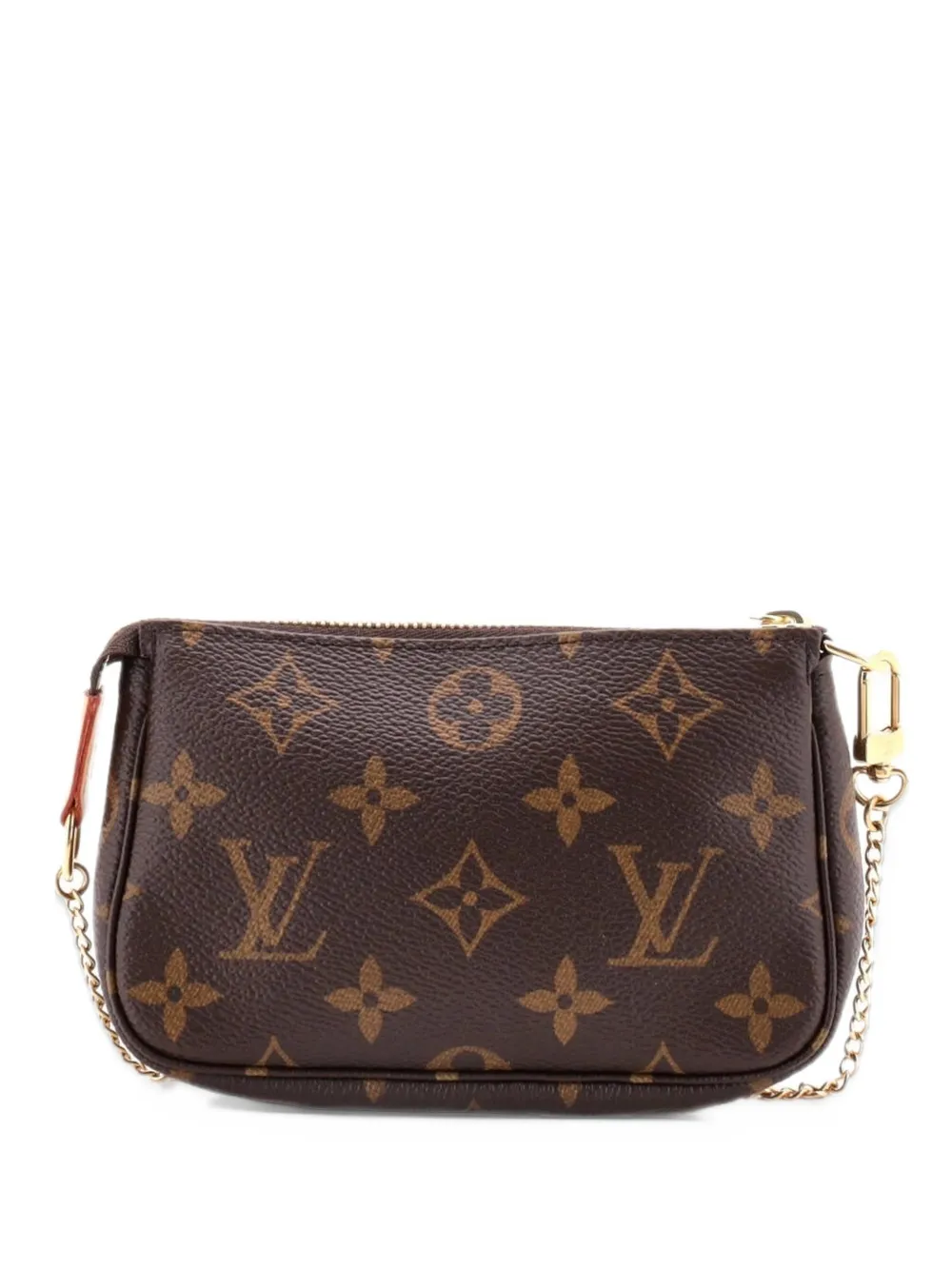 Louis Vuitton Pre-Owned Clutch Pochette Accessoires mini in tela con monogramma - Marrone