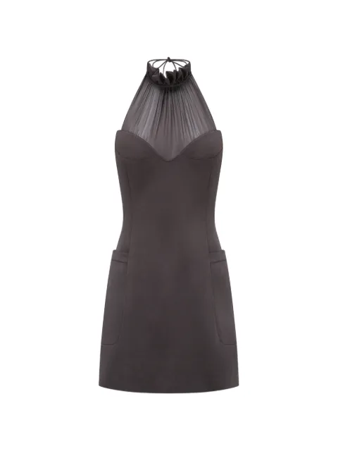 OUDE WAAG halterneck mini dress