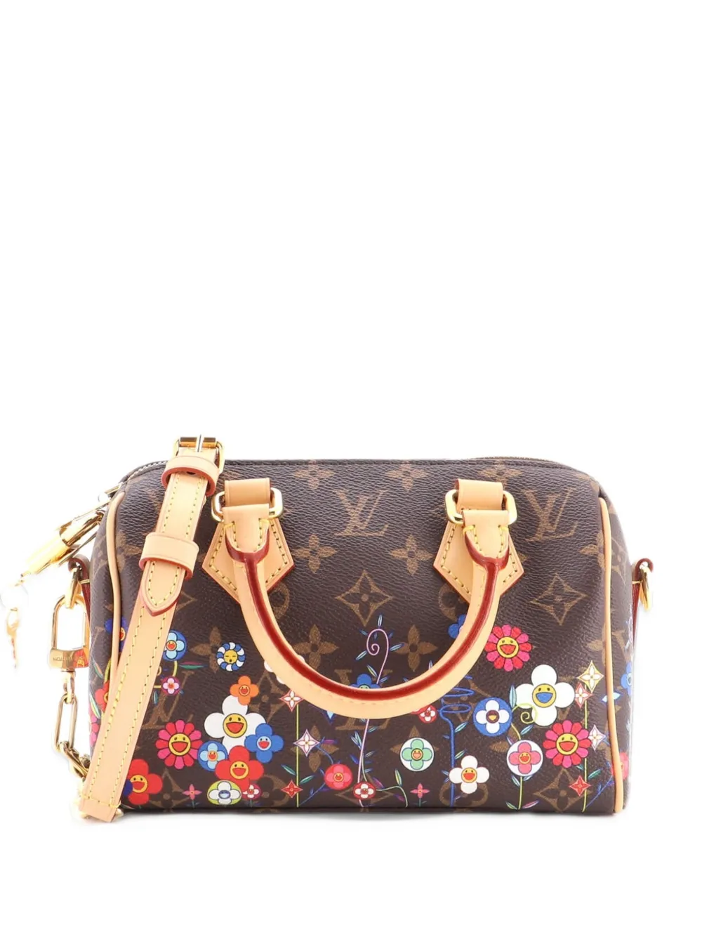 Louis Vuitton Pre-Owned x Takashi Murakami Speedy Bandouliere Bag Flowers Monogram Canvas 20 crossbody bag - Marrone