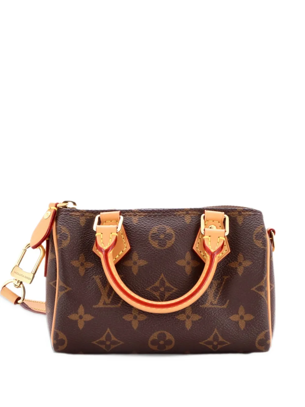 Louis Vuitton Pre-Owned Speedy Bandouliere NM Bag Monogram Canvas Nano crossbody bag - Marrone