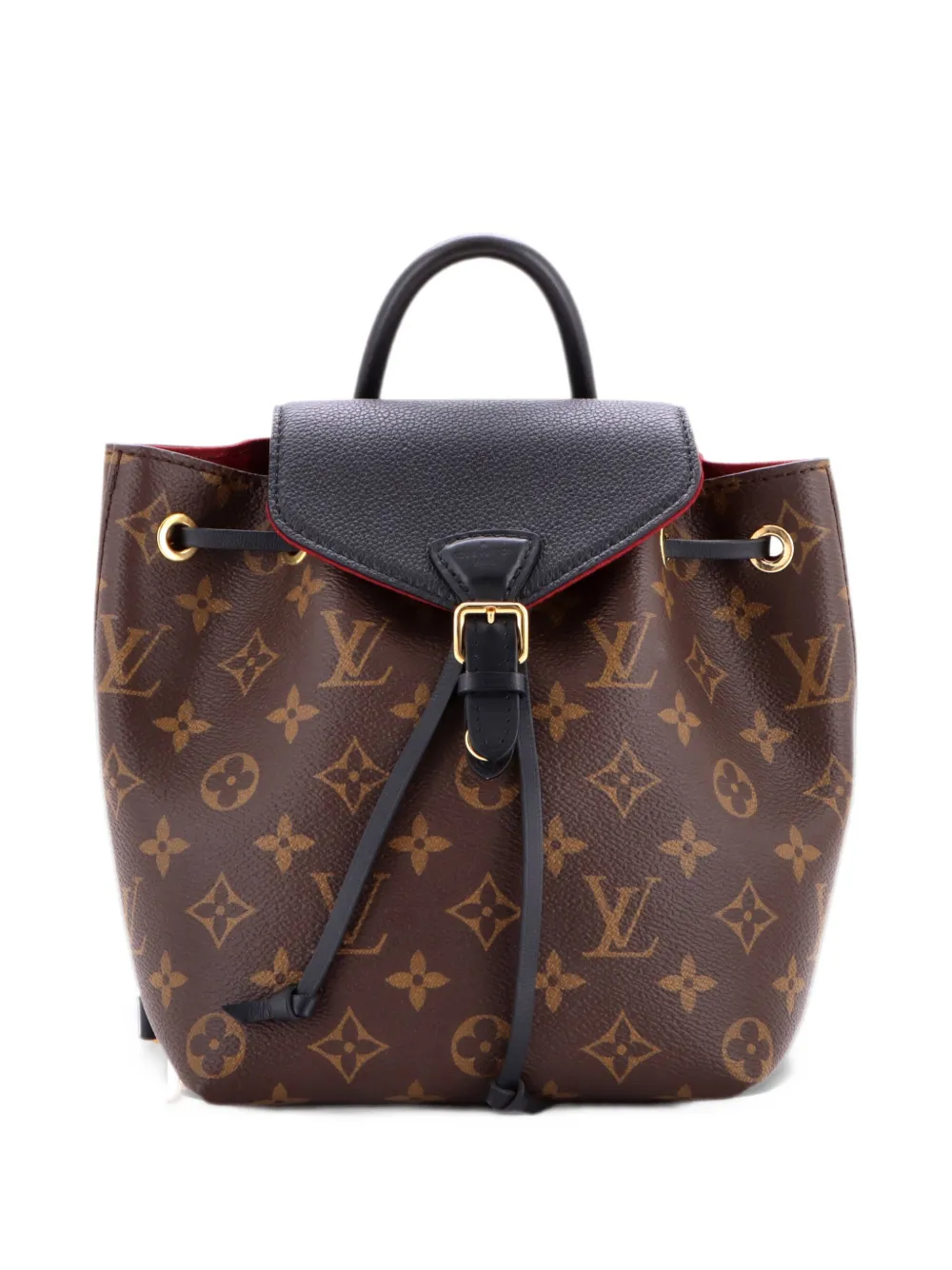 Louis Vuitton Pre-Owned Montsouris NM Monogram Canvas with Leather BB backpack - Nero