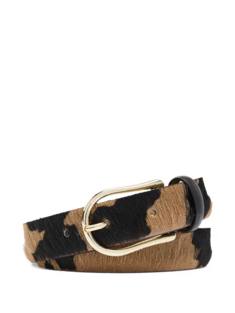 Lancel animal-print belt