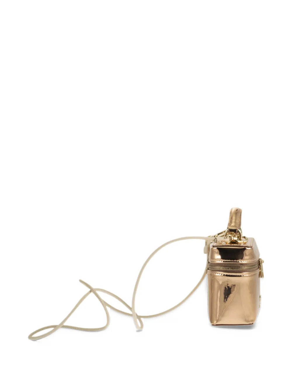 Furla Camelia metallic-effect tote bag Beige