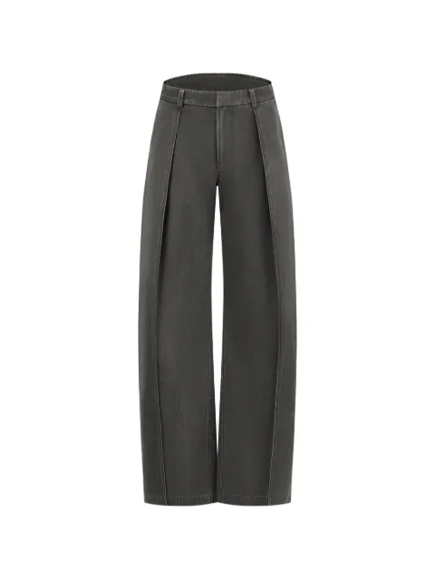 OUDE WAAG washed sculpted trousers