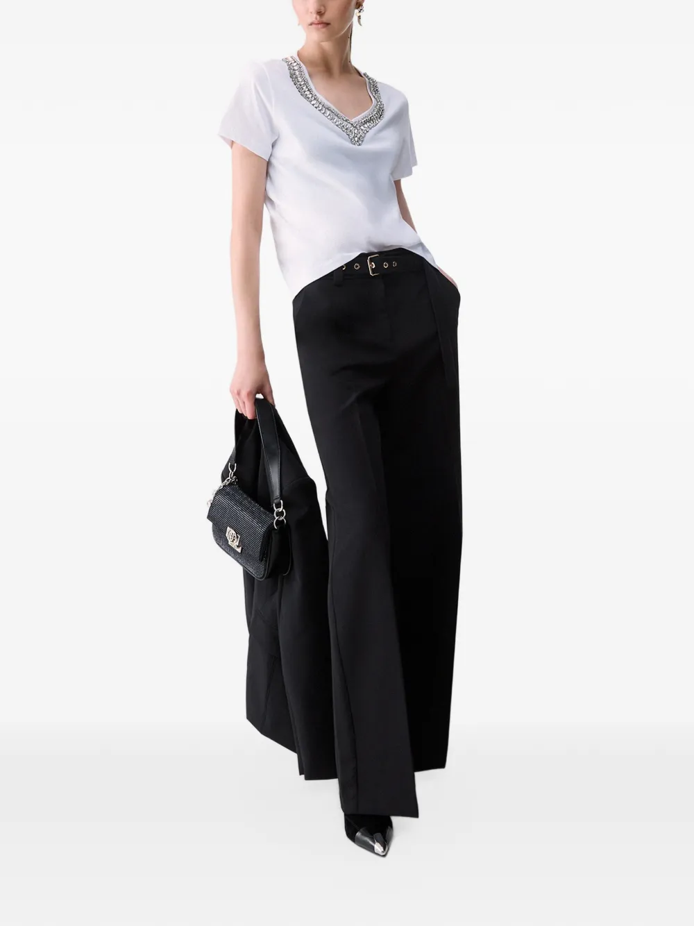 LIU JO T-shirt with jewel details