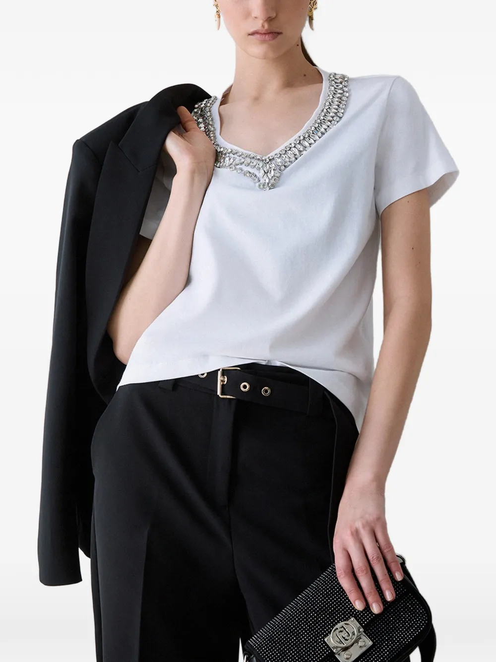 LIU JO T-shirt with jewel details