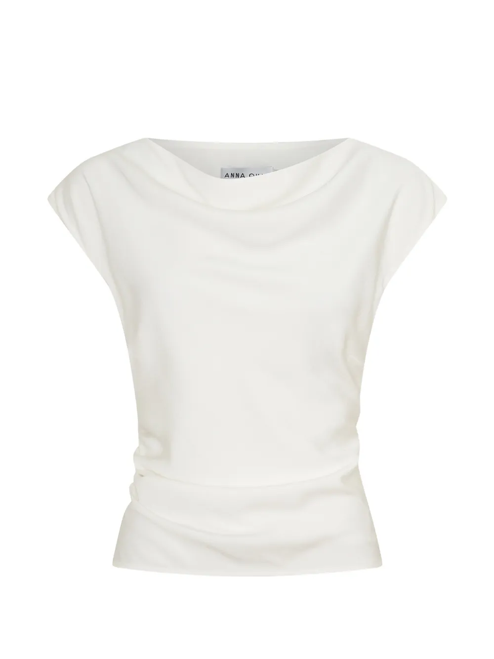Anna Quan Bessette cowl-neck top - Bianco