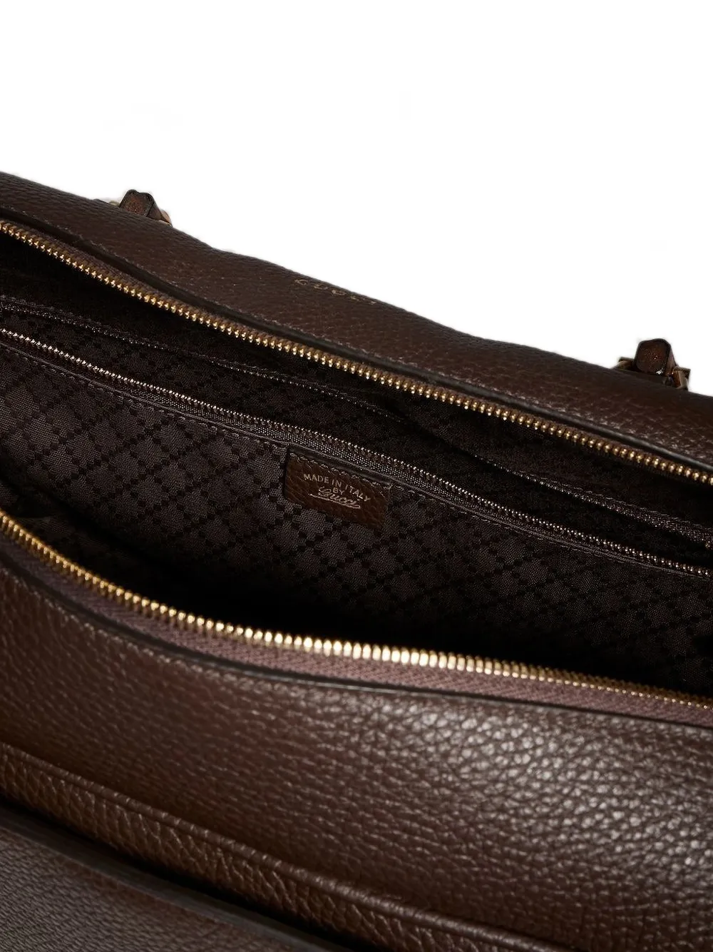 Gucci large boston bag with bamboo Bruin