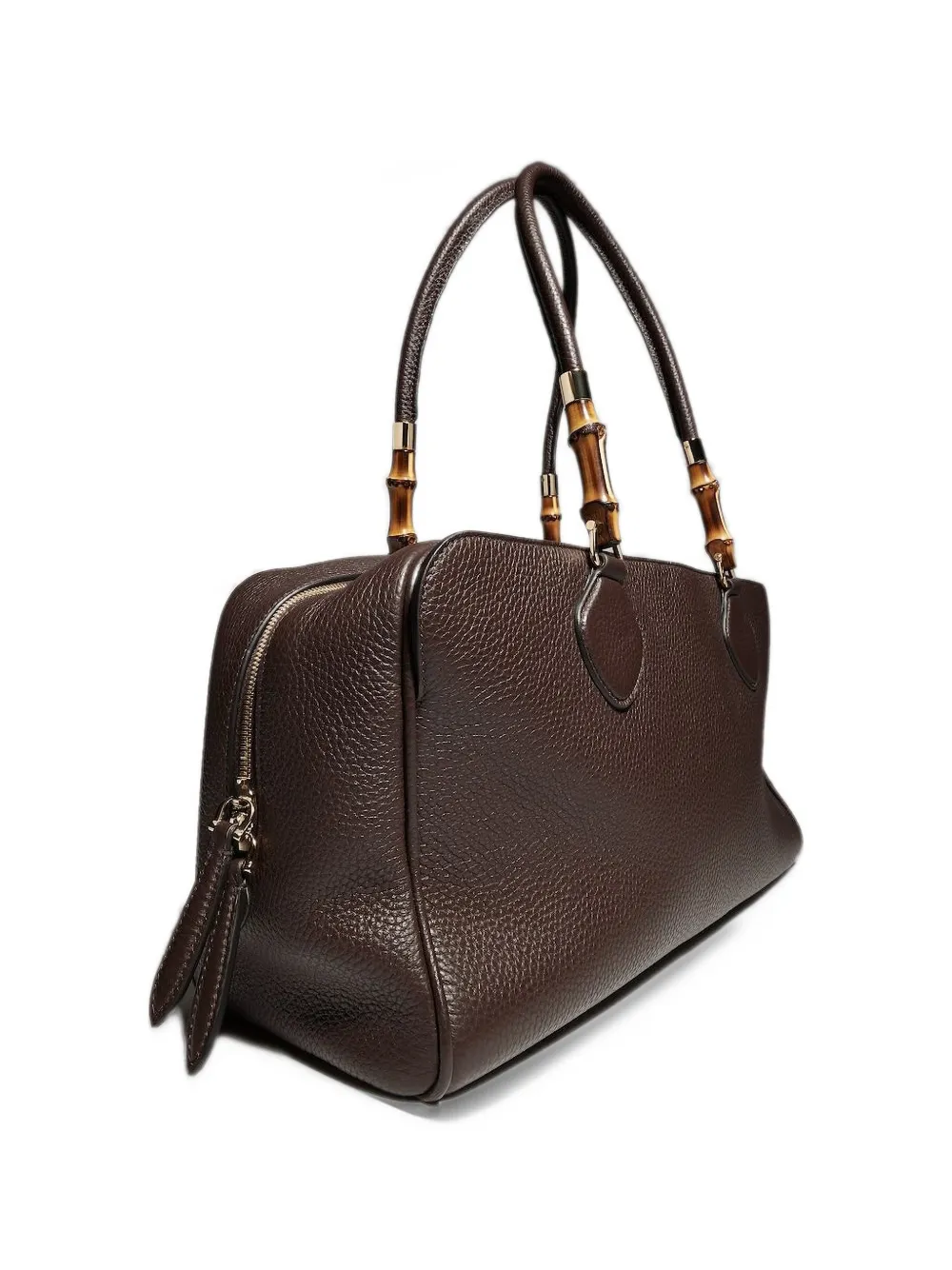 Gucci large boston bag with bamboo Bruin