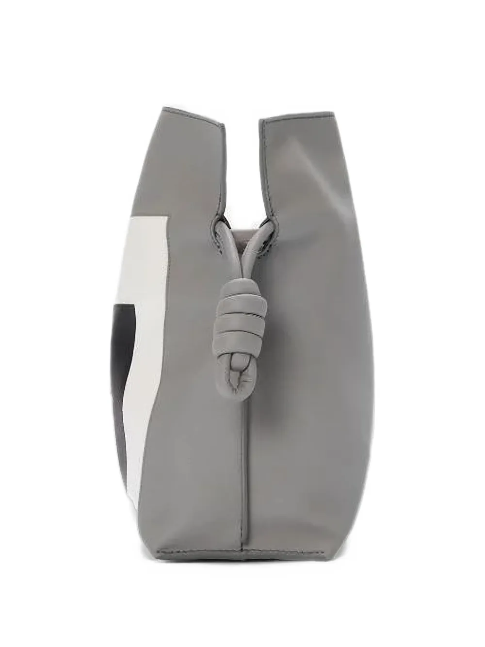 LOEWE x Albers Flamenco leather shoulder bag - Grigio