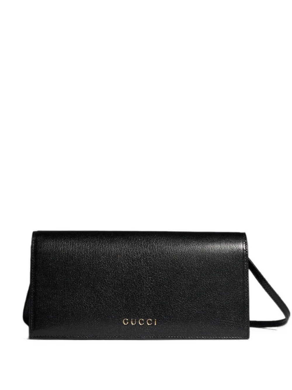 Gucci mini bag with lettering Zwart