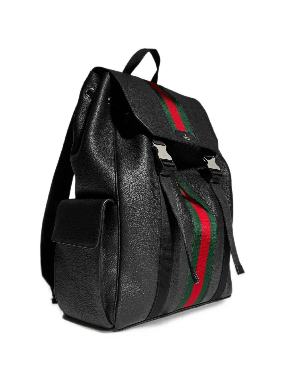 Gucci Web trademark medium backpack Zwart