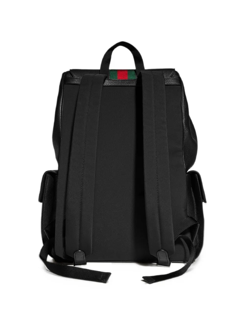 Gucci Web trademark medium backpack Zwart