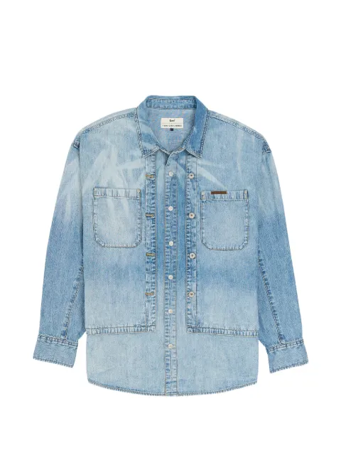 Feng Chen Wang x Lee bamboo laser-print denim shirt