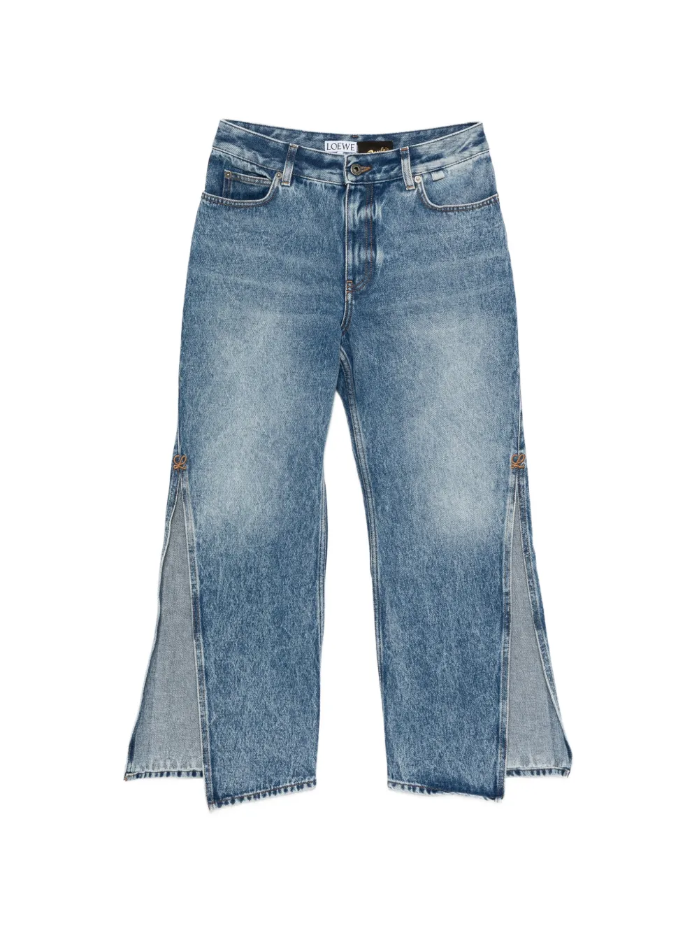 LOEWE trousers in denim Blauw