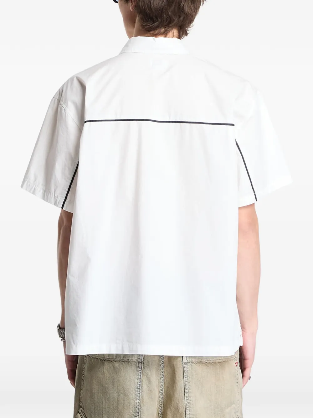 Obey Camber short-sleeve shirt Wit