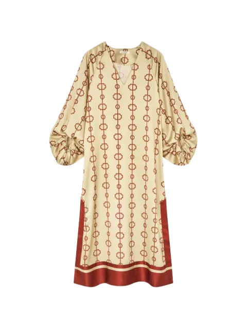 By Malene Birger Semira Parisian Scarf-print midi dress