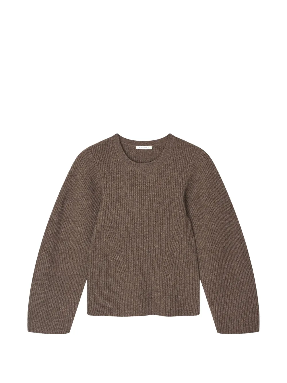 By Malene Birger Bianca ribgebreide trui Bruin