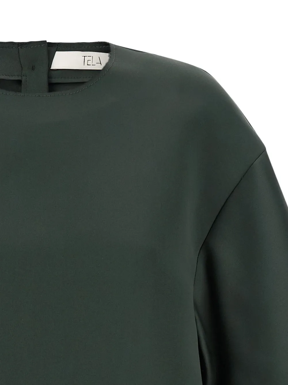 Tela Emily cropped blouse Groen