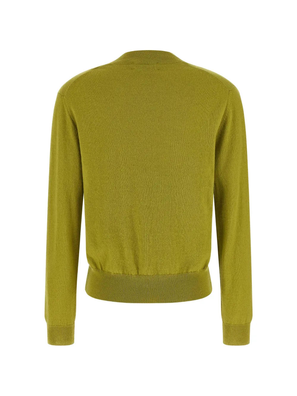 Ballantyne Diamond intarsia V-neck sweater Groen