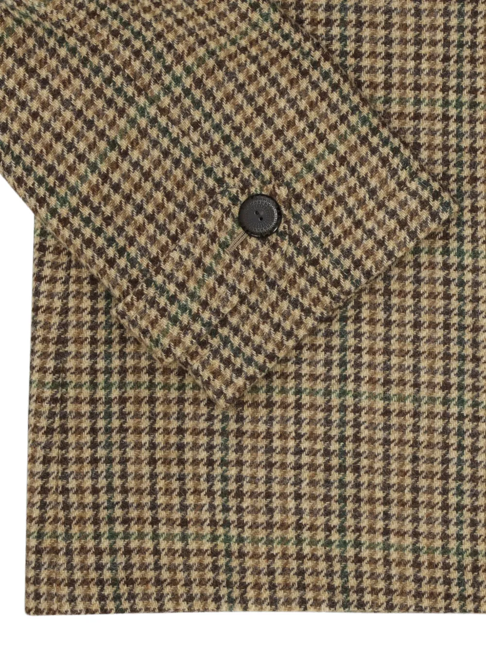 Fortela Amedeo tweed jas met enkele rij knopen Bruin