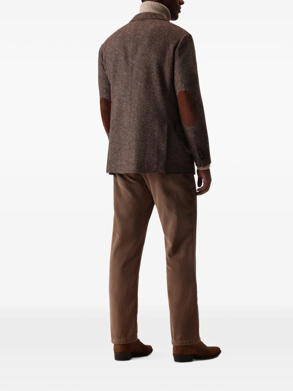 Fortela Bernardo Classic tweed blazer Bruin
