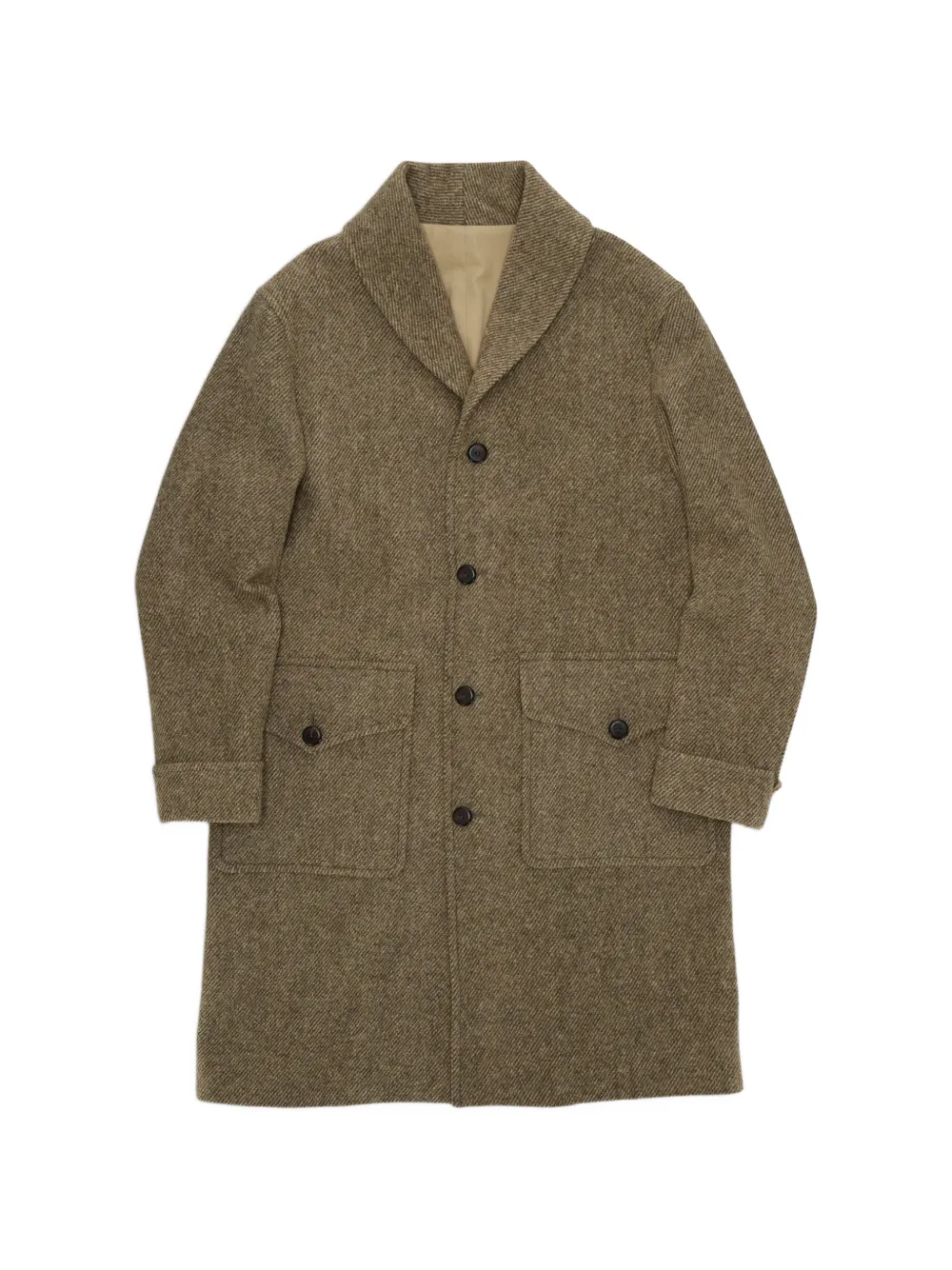 Fortela Hopkins single-breasted coat - Toni neutri