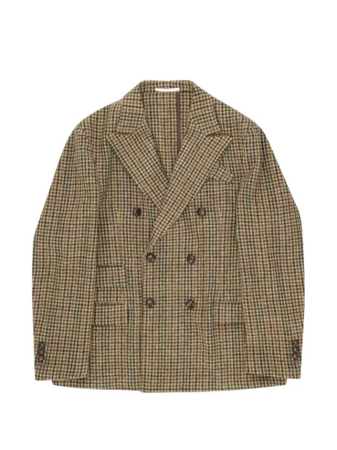 Fortela Travel Classic double-breasted tweed jacket