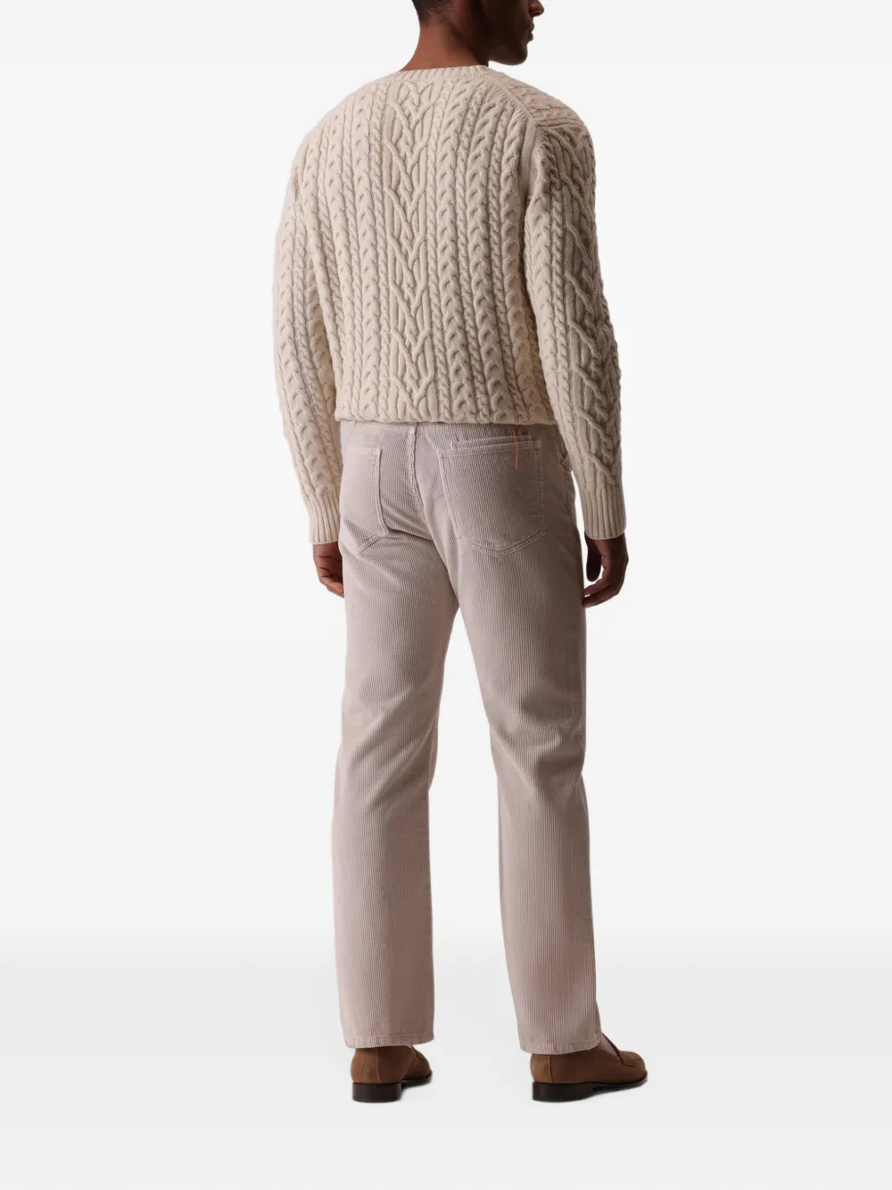 Fortela McQueen ribfluwelen broek Beige