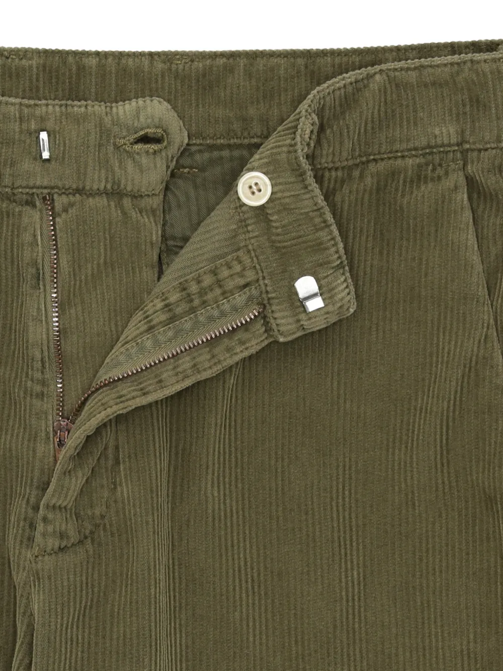 Fortela Maine ribfluwelen broek Groen