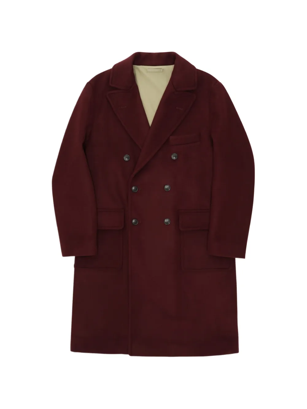 Fortela Serwilliam double-breasted wool coat - Rosso