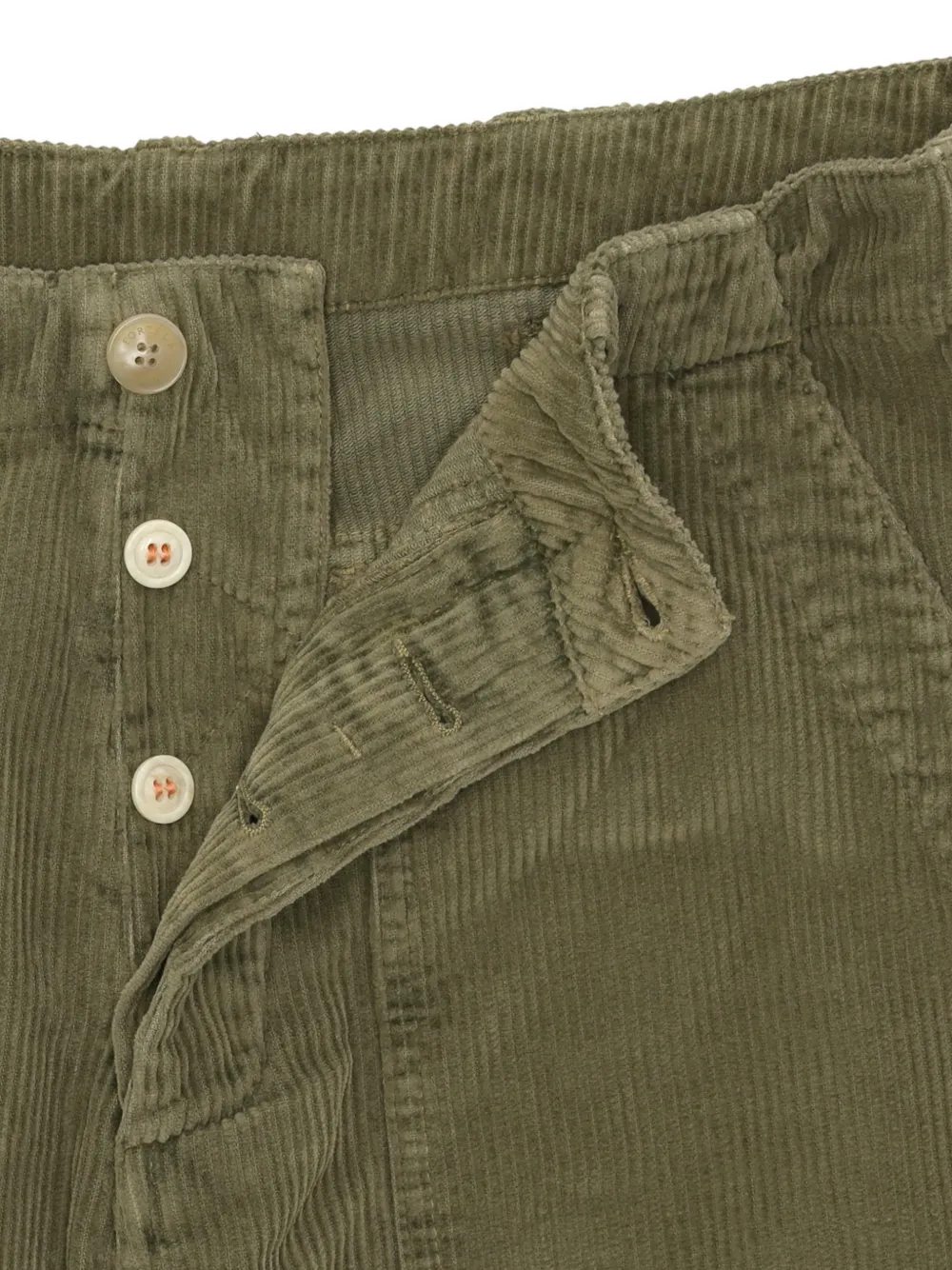 Fortela Newfatigue ribfluwelen broek Groen